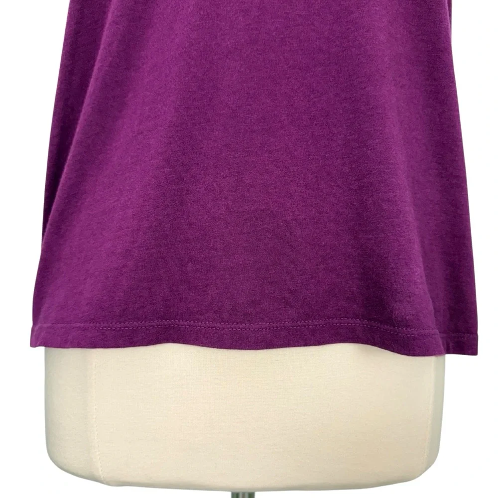 Banana Republic Factory Beach Plum Sheer Yolk Basic Cute Business Casual Blouse - Picture 4 of 16
